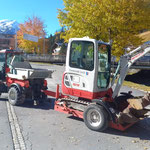 Baggertransport mit Holder C70