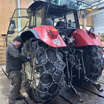 Ketten montieren Steyr 6190 CVT
