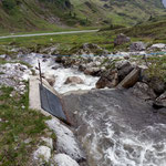 Wasserzufuhr Wasserscheide Flexenpass reparieren