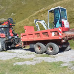 Baggerabtransport