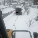 Routineeinsatz: Autoabtransport Loipe/Winterwanderweg 