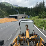 Für Walsertreffen, Stromkasten- und Kabeltransporte