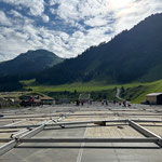 Zeltaufbau Tag 2