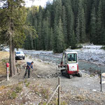 Schneeanlage Schneeflucht Zug: Fertigstellen der Baustelle