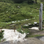 Hagel - Überbleibsel Alpe Formarin