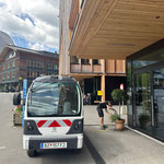 Blumenpflege im Zentrum