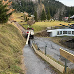 Wegbretter auslegen Rüfibahn