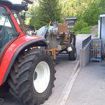 Drittleistung, Abholung Biomasse