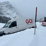 Abschleppaktion in Zug, Steyr 6240 CVT