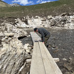 Schwobwanna, Wandersteg aufstellen