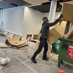 Aufräumaktion Lechwelten Baustelle Gewerbeflächen