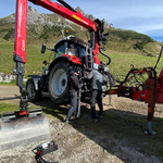 Hydraulikproblem Stützfuß Kran beheben