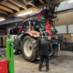 Kranhydraulik optimieren, Steyr 6240 CVT