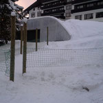 Absperrnetz Skipiste Hotel Arlberg