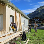 Fassade Skikindergarten