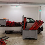 Materialtransporte für Veranstaltung am Schlegelkopf