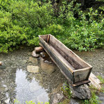 Umgestaltung Kunstinstallation "Trog ohne Wasser" von Künstler Anton Hyronymus Wilhelm beim Kneippbecken