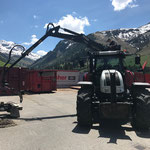 Steyr 6190, Greifer montieren