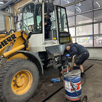 Lader 509 abschmieren