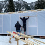 Skikindergarten, Fenster ausschneiden für Beplanung