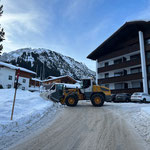 Schneekeile entfernen Straße Stubenbach