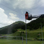 Einstellungs- und Montagearbeiten Sprenkelanlage Fußballplatz