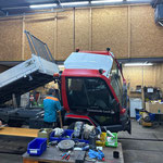 Servicearbeiten am Unitrac