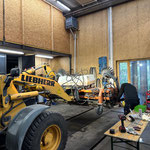 Kehrmaschine auf Lader 509 aufbauen