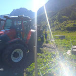 Drittleistung: Grube entleeren Alpe Formarin