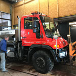 Unimog 400 Service und Reinigung