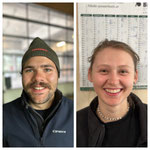 Danke für eure Arbeit heuer bei uns und jetzt viel Erholung Emilie und Raphael!