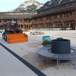 Beginn Einwinterung Schulplatz