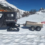 Wegeabbau Winterwanderwege Oberlech