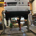 Service am VW Van