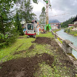 Aufräumarbeiten rund um die Landbrugg