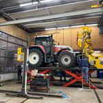Steyr 6190 CVT, Aufbau mit Snowcuber für Testfahrten
