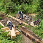 Rudtobel, Lechwegsteg reparieren