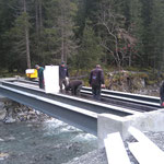 Neubau vordere Butzenbrücke: Heizleitungen neu verlegen