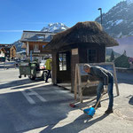 Mülldienst im Zentrum