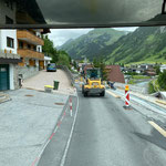Überfahrplatten Transport für Wasser-Baustelle Omesberg
