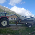 Drittleistung: Grube Alpe Formarin leeren