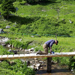 Brücke sanieren Alpe Dalasser Staffel