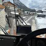 Drittleistung, Auffräsen Schlegelkopf für Bergbahnen Lech AG