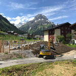 Spielplatz sport.park: Humusierungsarbeiten