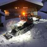 Ende Skiroute Madloch-Lech präparieren, mit Snow Rabbit 3