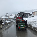 Schneestangen nachsetzen, mit U1600