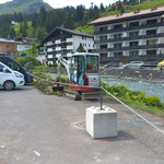 Rückhumusierung Parkplatz