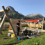 Fundament fertigen für Brunnen Spielplatz sport.park