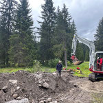 Naturhüsle, Kanalanschluss herstellen
