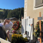 Urnenbeisetzung am Lecher Friedhof